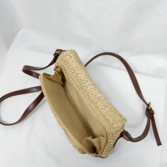 Strada Straw Small Cottagecore Crossbody Purse - Picture 6 of 11